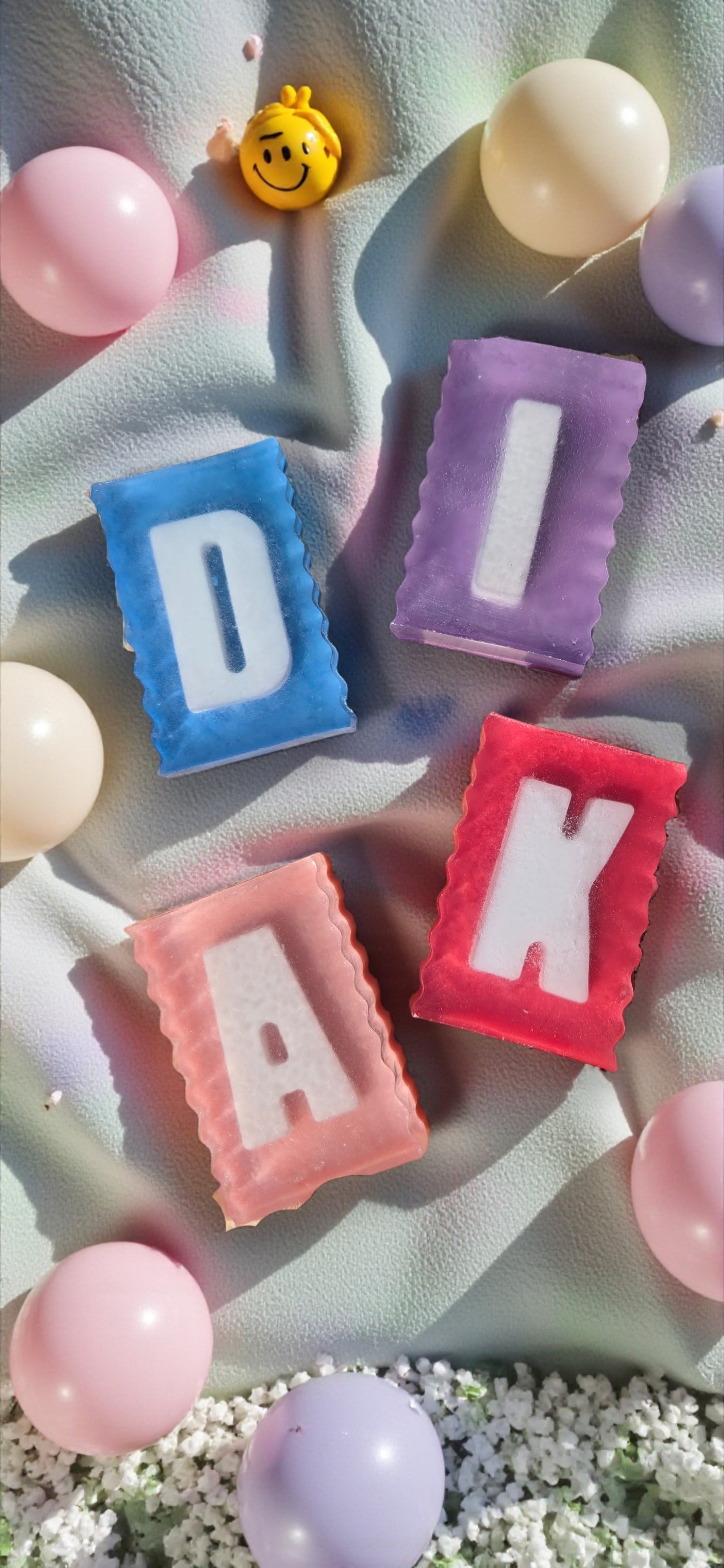 Colorful Letter Soap